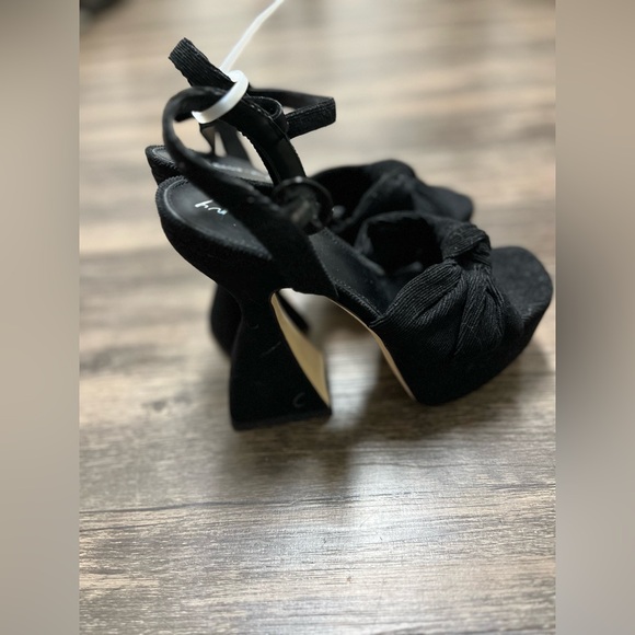 Sam Edelman Audrea Platform Heels | Size 5.5 | NWOB | Black Open Toe Sandals | - Picture 8 of 10